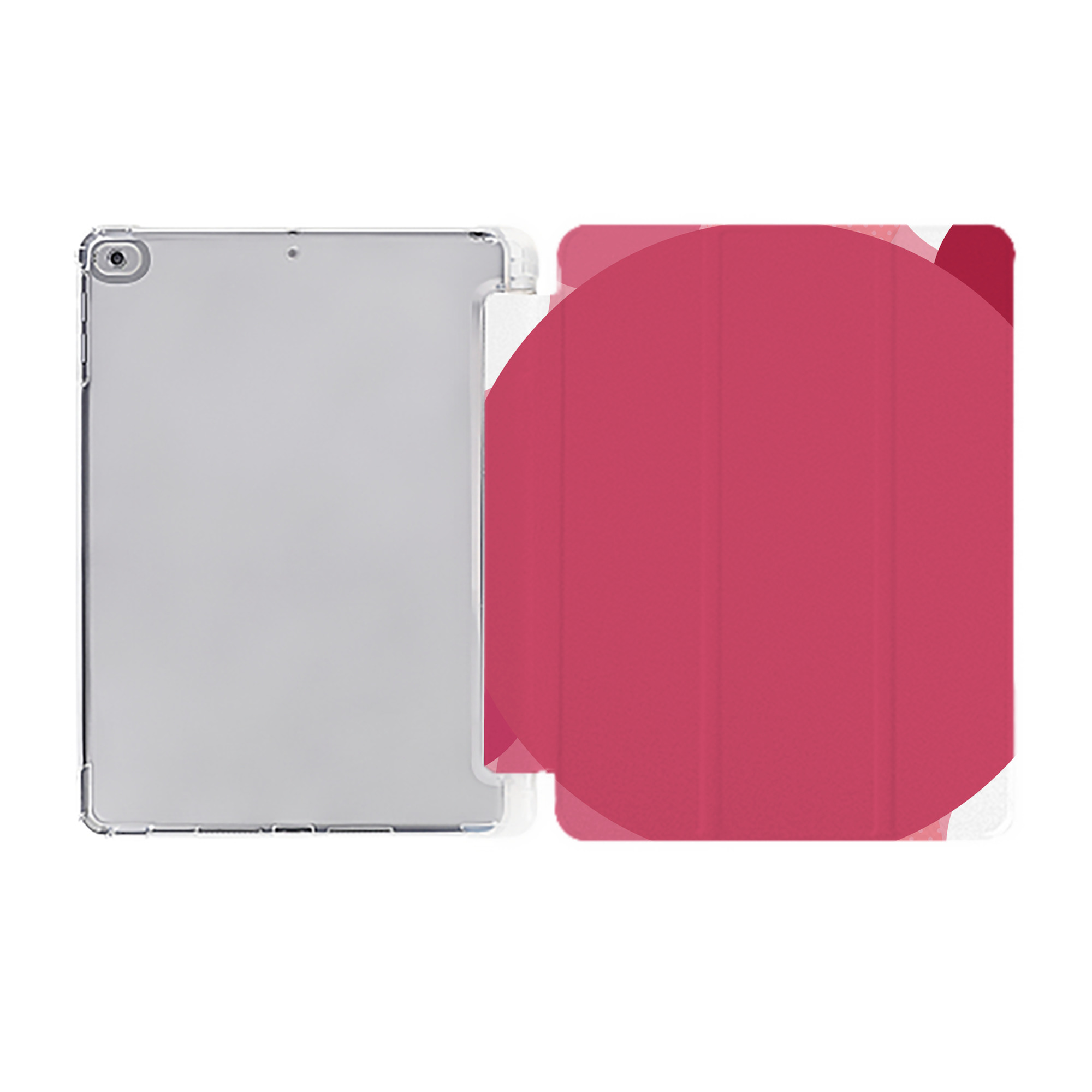 （画像用） Hello Kitty ハローキティ IPad ケース ペン収納付き 三つ折りスタンド PUレザー×シリコン 対応機種9.5/10.5/10.9インチ